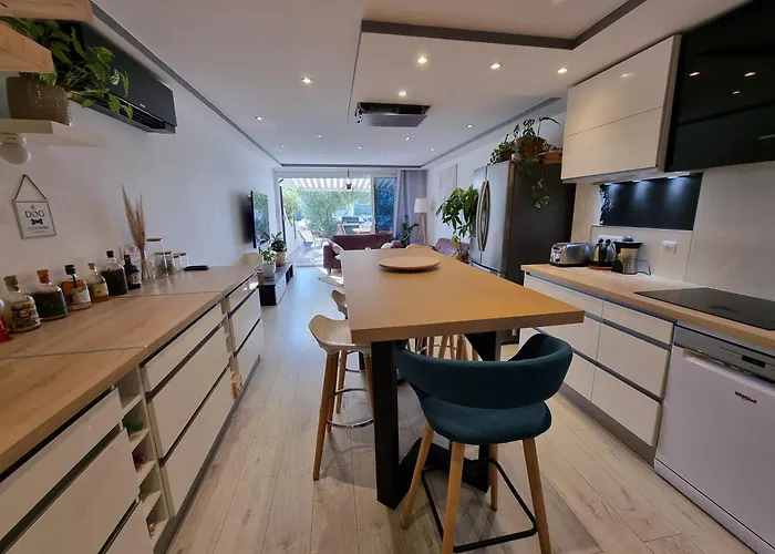 Marina Exceptionnelle - 8 Pers - 120 M2 Vue - Parentales - Cinema - Ponton *