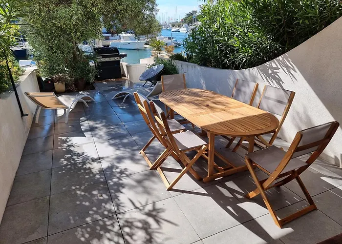 Вилла Marina Exceptionnelle - 8 Pers - 120 M2 Vue - Parentales - Cinema - Ponton *